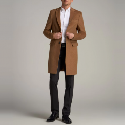 Mens Windproof High Quality Winter Long Overcoats