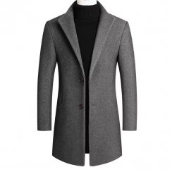 Male Slim Fit Overcoat